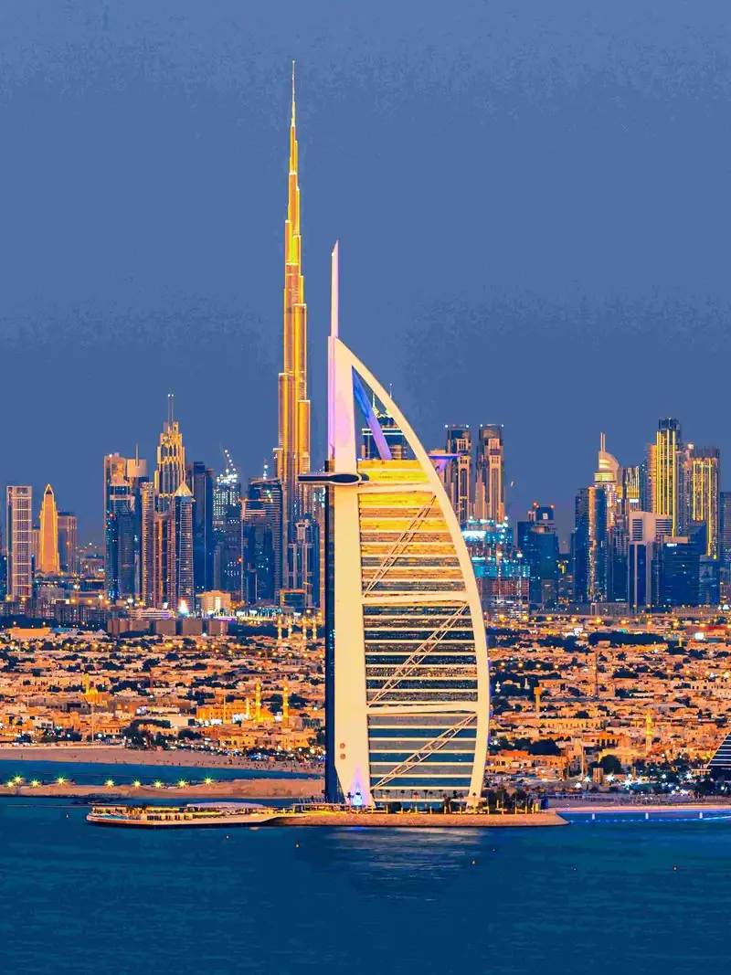 Burj Al Arab and the Dubai skyline — Middle East market