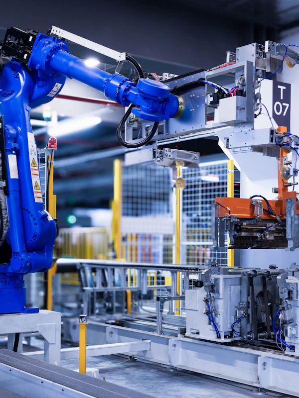 Production on a modern automated line